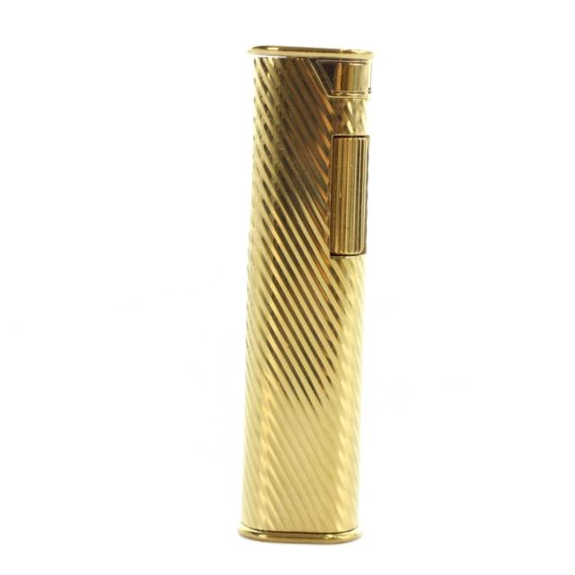 【中古】ダンヒル dunhill 3910750 ガスライター 喫煙具 タバコ 小物 ドレスライター ローラー式 ゴールド色 ■GY18