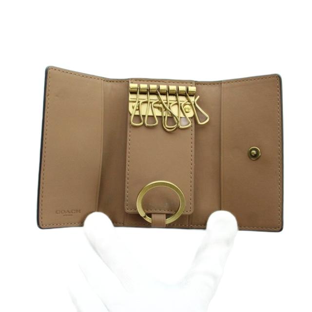 【中古】コーチ COACH キーケース キーリング 6連 総柄 レザー マルチカラー ■GY18 /MQ レディース_4