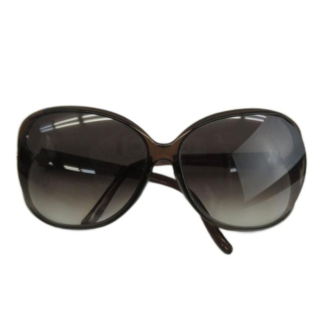 【中古】GUCCI 眼鏡 サングラス セルフレーム グラデーション バタフライ型 ハート 62□13-120 茶色 GG 3525/K/S