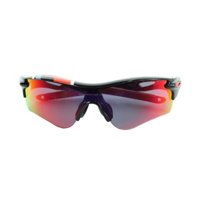 【中古】オークリー OAKLEY 009206-24 RADARLOCK PATH サングラス 眼鏡 めがね ロゴ スポーツ 黒 ブラック 赤_3