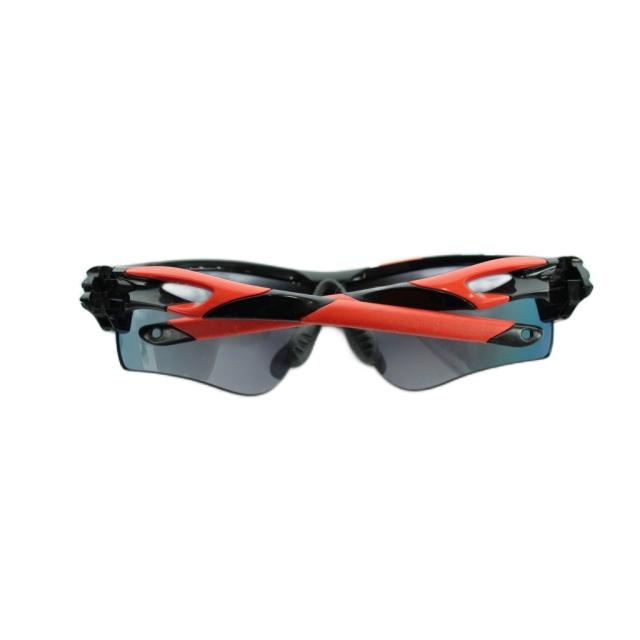 【中古】オークリー OAKLEY 009206-24 RADARLOCK PATH サングラス 眼鏡 めがね ロゴ スポーツ 黒 ブラック 赤_4