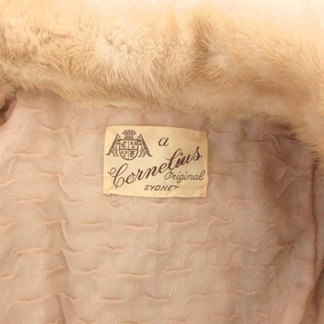 【中古】cornelius コーネリアス パールミンク リアルファーコート 毛皮 ベージュ /YJ ■GY18 レディース_6