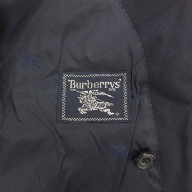 【中古】バーバリーズ Burberrys ヴィンテージ テーラードジャケット ブレザー 紺ブレ ダブル ウール 総裏地_5