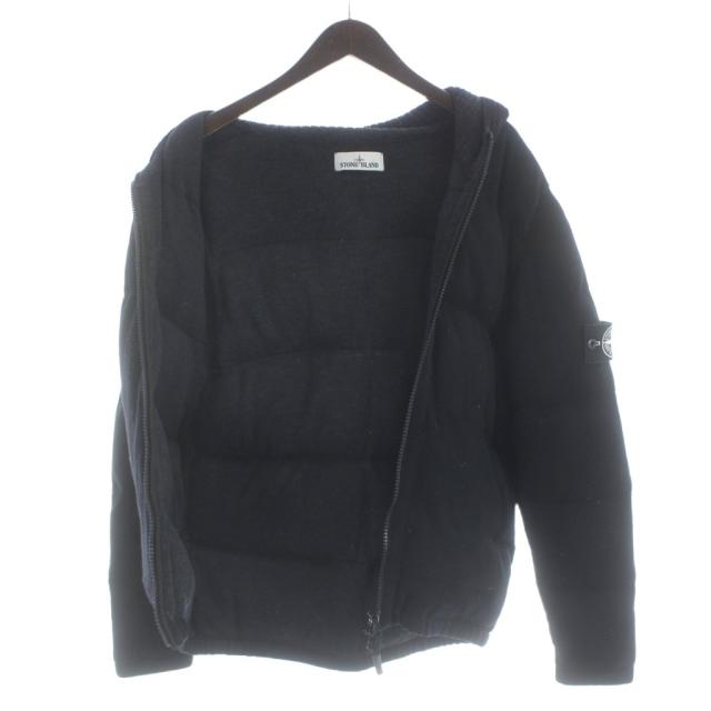 【中古】ストーンアイランド STONE ISLAND MULTI BAG KNIT DOWN JACKET ダウンジャケット M 黒 ブラック 6115569A1_5