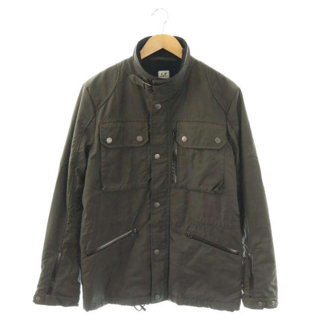 【中古】シーピーカンパニー C.P.COMPANY ミリタリージャケット ジャンパー ブルゾン 48 カーキ /SS ■OS メンズ