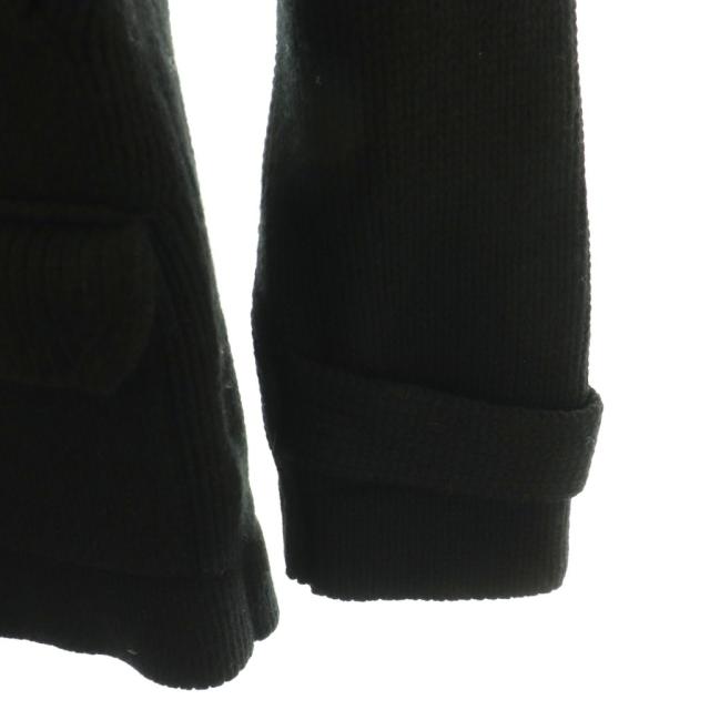 【中古】シーピーカンパニー C.P.COMPANY ニットジャケット ダブル ウール100％ 52 ブラック 51185GF3_4