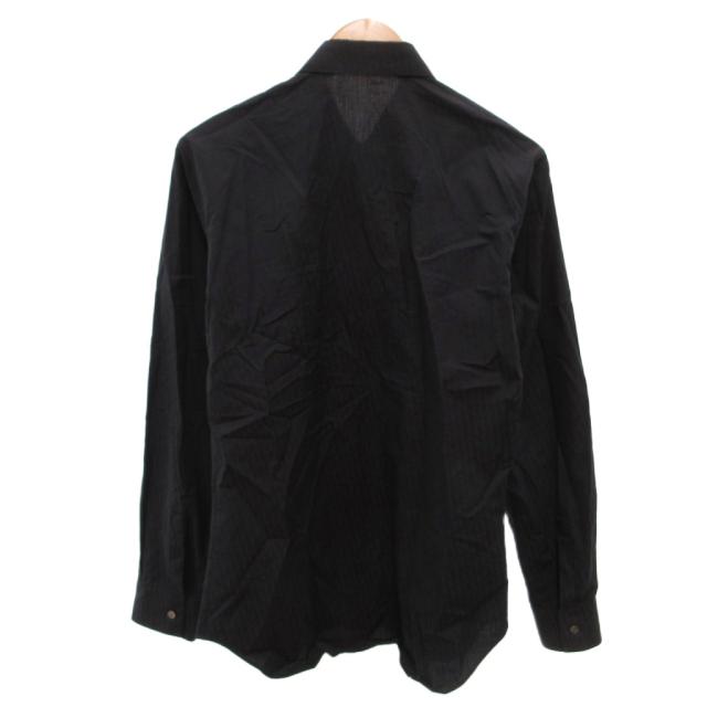 【中古】ディオールオム Dior HOMME オブリーク コットンジャカード シャツ 長袖 ロゴ 総柄 39 013C502A4743 /JS_1