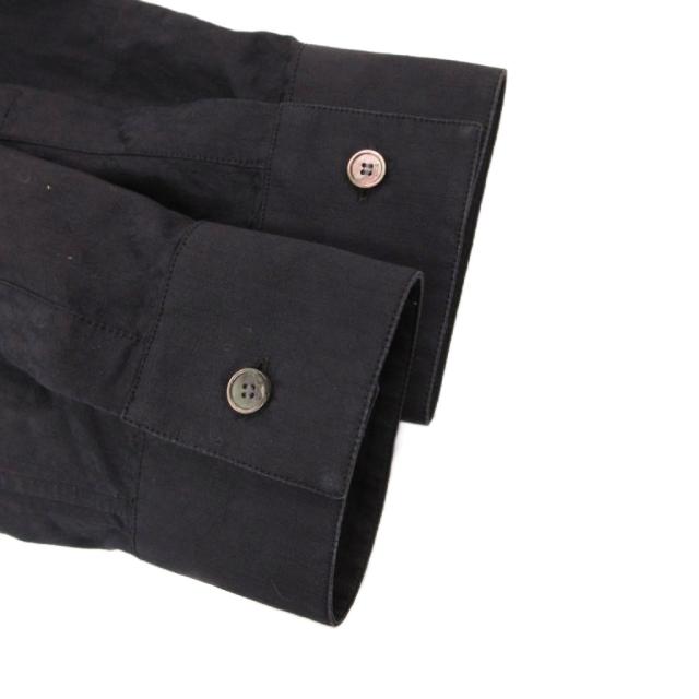 【中古】ディオールオム Dior HOMME オブリーク コットンジャカード シャツ 長袖 ロゴ 総柄 39 013C502A4743 /JS_3