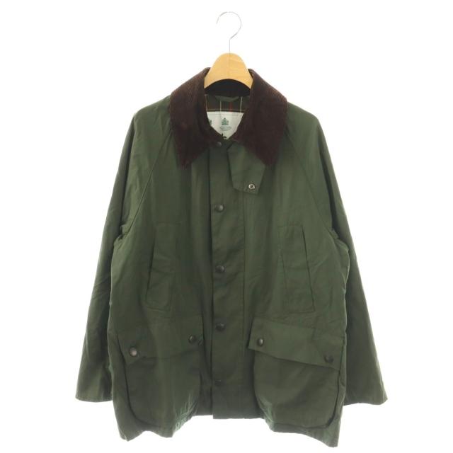 【中古】バブアー オーバーサイズ ピーチド ビデイル カジュアル ジャケット 36 カーキ /SS ■OS ■GY17 メンズ
