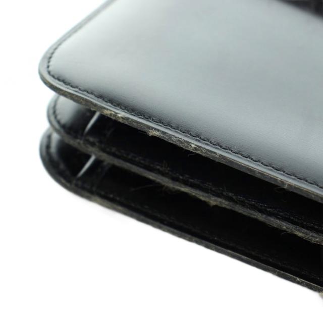 【中古】クリスチャンディオール Christian Dior ヴィンテージ ハンドバッグ ワンショルダー レザー ゴールド金具 黒_7