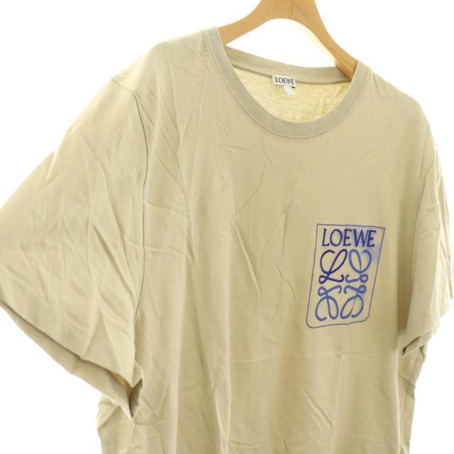 【中古】ロエベ LOEWE アナグラム 半袖Tシャツ カットソー ロゴ刺繍 XL グレー /SS ■OS ■OH ■GY17 メンズ_2