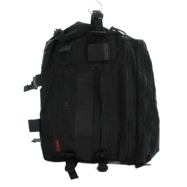 【中古】ブリーフィング BRIEFING リュックサック バックパック キャンバス ロゴ 黒 ブラック ■GY42 /MQ メンズ