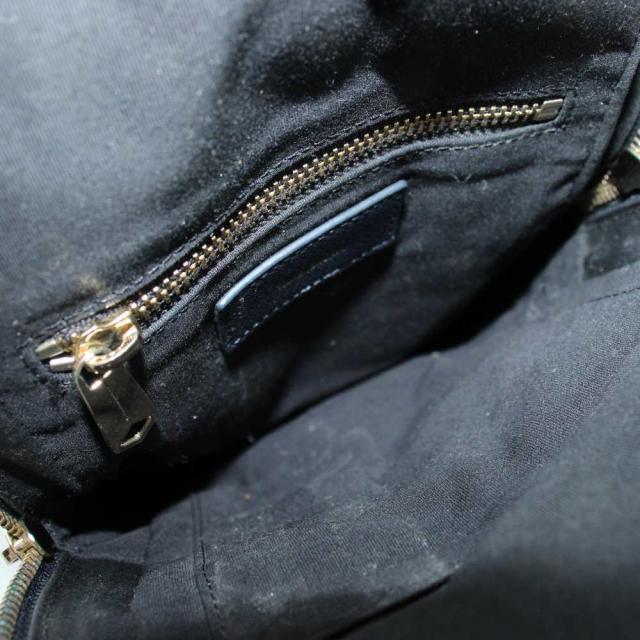 【中古】ポールスミス PAUL SMITH シグネチャージップストライプ ボディバッグ ショルダー 斜めがけ レザー ロゴ 紺_5