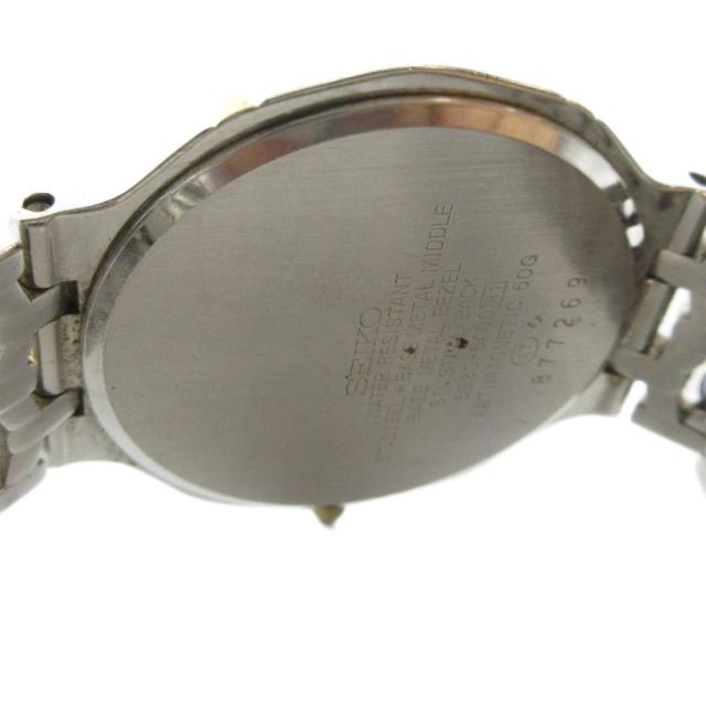 【中古】セイコー SEIKO 5E30-6A00 Dolce ドルチェ 腕時計 ウォッチ クォーツ ローマン 白文字盤 シルバー色_5