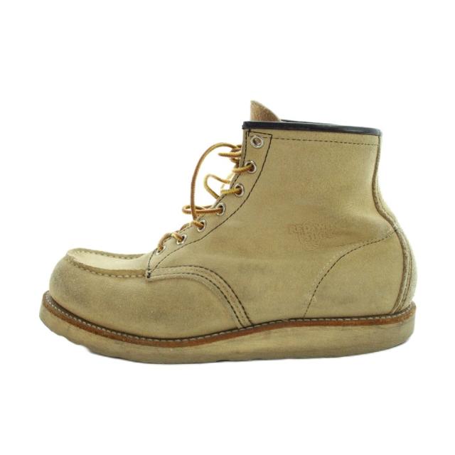 【中古】レッドウィング REDWING 8173 アイリッシュセッター・モックトゥブーツ ショート ロゴ スエード