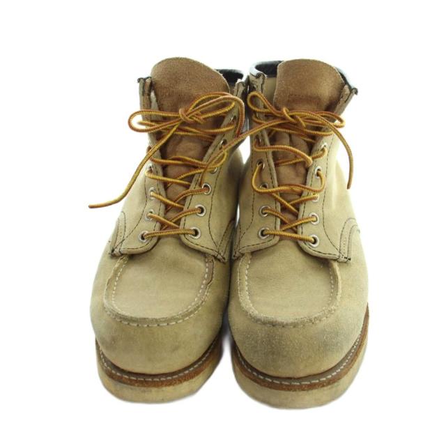 【中古】レッドウィング REDWING 8173 アイリッシュセッター・モックトゥブーツ ショート ロゴ スエード_1