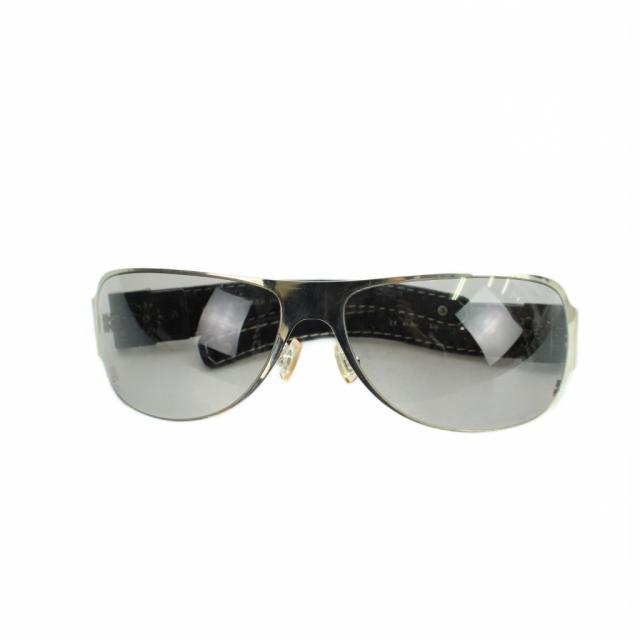【中古】クロムハーツ CHROME HEARTS SS-BKL サングラス 眼鏡 めがね レザー ロゴ シルバー色 ■GY18 /MQ メンズ_3