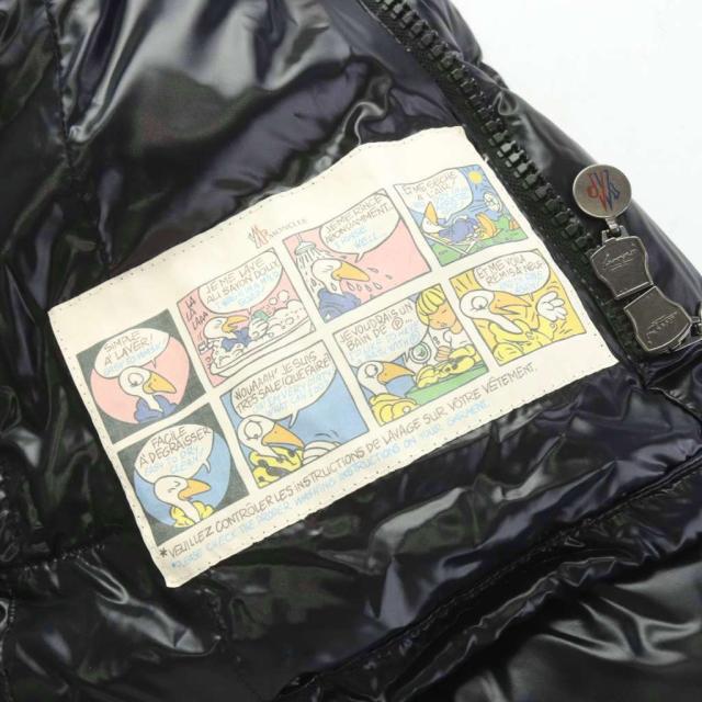 【中古】モンクレール MONCLER エベレスト ダウンジャケット 2 黒 ブラック 413106065950 /MW_7