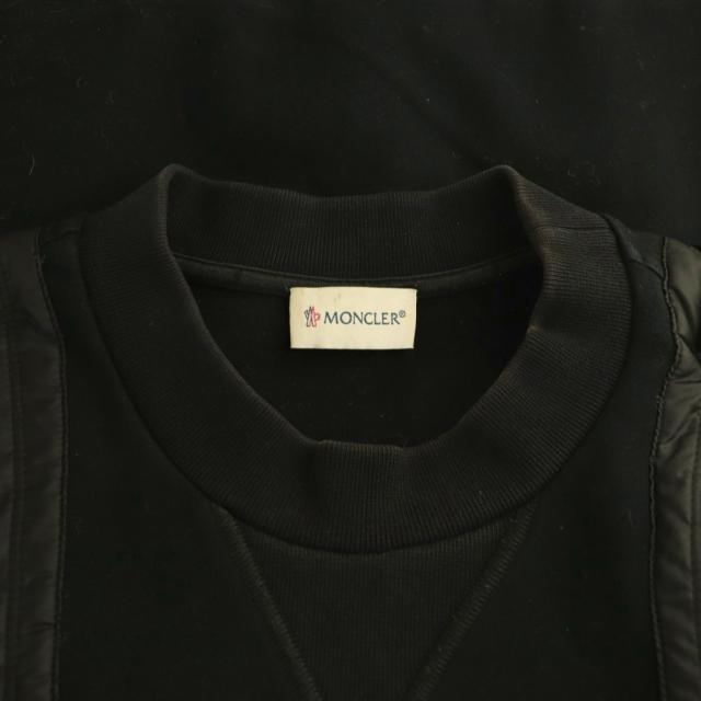 【中古】モンクレール MONCLER MAGLIA GIROCOLLO スウェット トレーナー ドッキング S ブラック C-SCOM-18-482_4