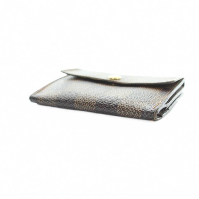 【中古】ルイヴィトン LOUIS VUITTON N62925 ダミエ ラドロー 小銭入れ コインケース ロゴ PVC レザー 茶 ブラウン_3