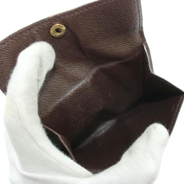【中古】ルイヴィトン LOUIS VUITTON N62925 ダミエ ラドロー 小銭入れ コインケース ロゴ PVC レザー 茶 ブラウン_5