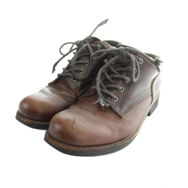 【中古】SLOW WEAR LION スローウェアライオン OB-8958 ワークブーツ オイルドレザー CLASSI ロゴ 7 25-25.5cm 茶