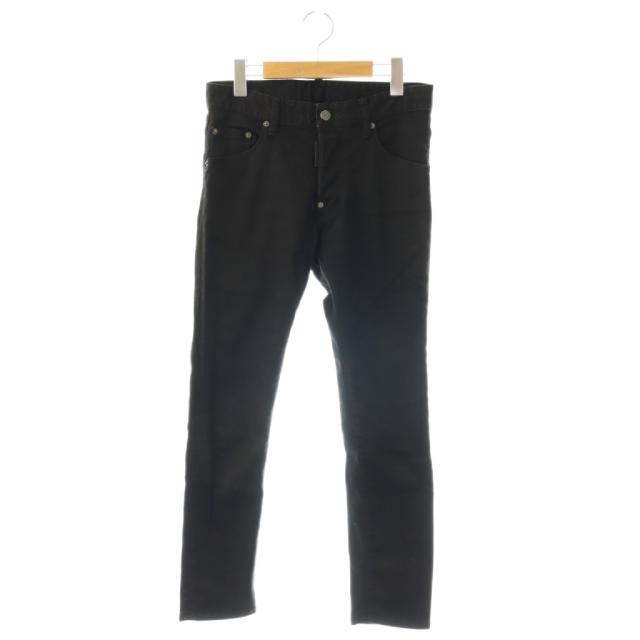 【中古】ディースクエアード DSQUARED2 S74LB1282 デニムパンツ ジーンズ BLACK BULL スリムスキニー ボタンフライ