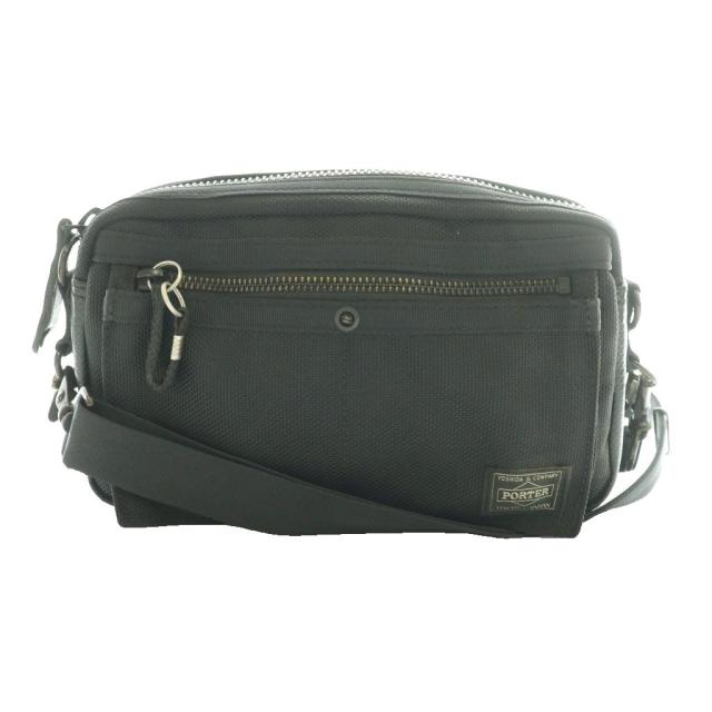 【中古】ポーター PORTER 吉田カバン ヒート HEAT ショルダーバッグ 黒 ブラック /SS ■OS ■GY18 メンズ