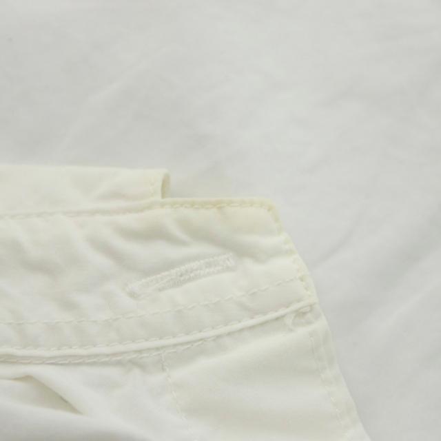 【中古】ストーンアイランド STONE ISLAND シャツ L 白 ホワイト 長袖 ボタンダウン パッチポケット 63151FD03 /GG_6