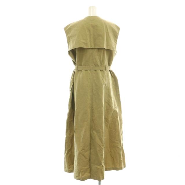 【中古】アキラナカ AKIRA NAKA AR2530-BE Natalie trench dress ベストジレ ロング 2 ベージュ レディース_1