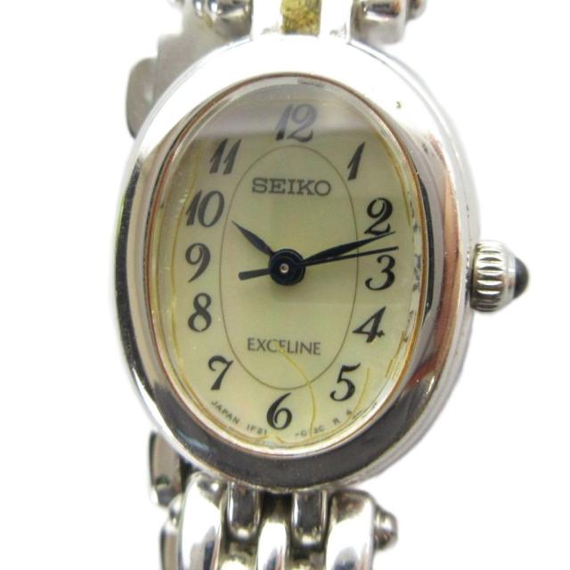 中古】セイコー SEIKO 1F21-5030 EXCELINE エクセリーヌ 腕時計