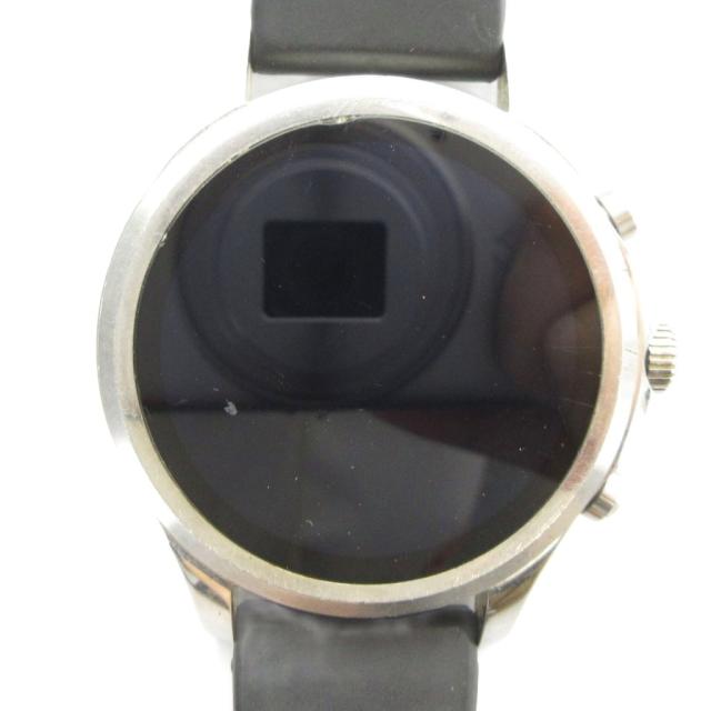 【中古】エンポリオアルマーニ EMPORIO ARMANI ジャンク品 DW4B 腕時計 スマートウォッチ デジタル ロゴ 黒