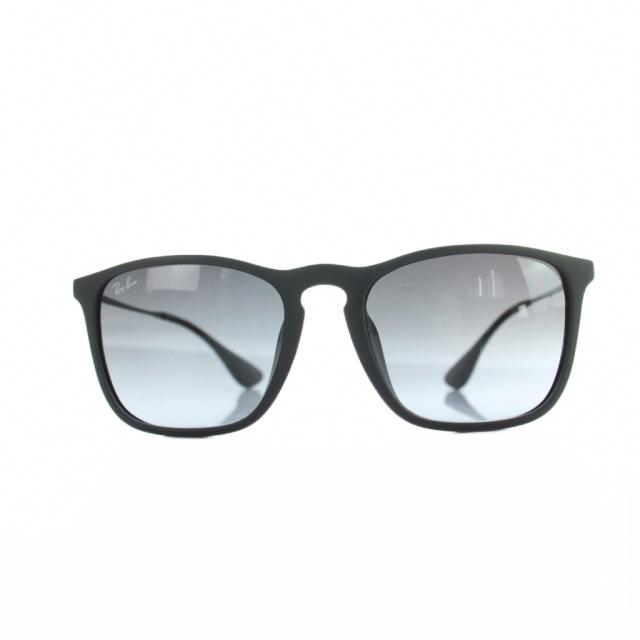 【中古】レイバン RAY BAN RB4187-F サングラス 眼鏡 めがね ロゴ ラバー 54□18-145 黒 ブラック ■GY11 /MQ