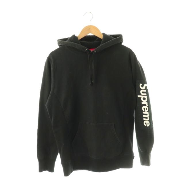 【中古】シュプリーム スウェット トレーナー ボックスロゴ 長袖 M ブラック ホワイト /DO ■GY メンズ
