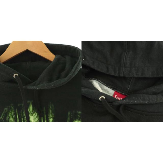 【中古】シュプリーム SUPREME 14AW H.R. Giger Pullover ギーガー パーカー スウェット プルオーバー プリント S 黒