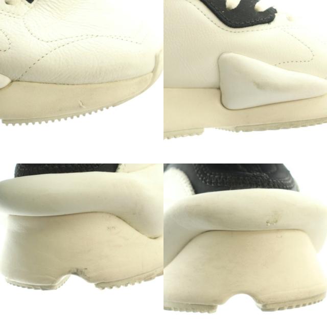 【中古】ワイスリー Y-3 スニーカー シューズ レザー バイカラー US8.5 26.5cm 白 黒 FZ4326 /MI ■GY17 メンズ_7