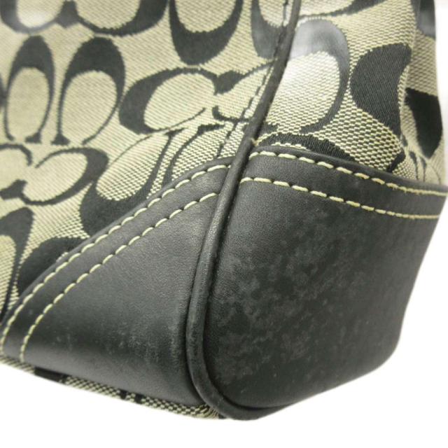 中古】コーチ COACH ハンドバッグ トート キャンバス レザー