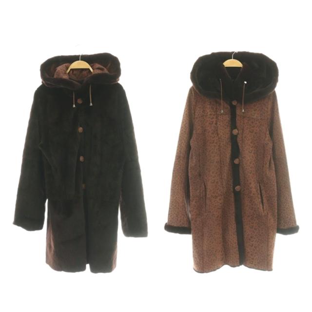 中古】ケービーファー KB fur ファーコート ウィーゼル リバーシブル
