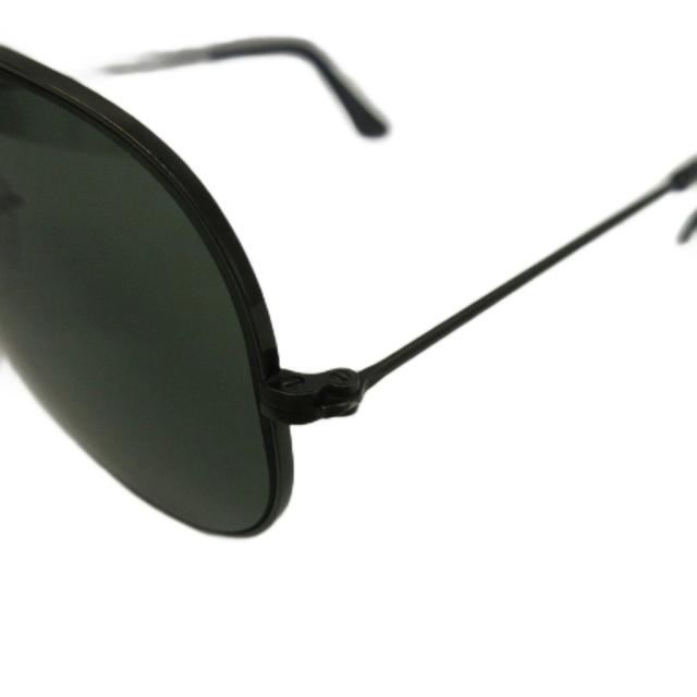 【中古】RAY BAN B&L アビエーター 眼鏡 サングラス メタルフレーム カラーレンズ ティアドロップ 58□14 黒 L2823_5