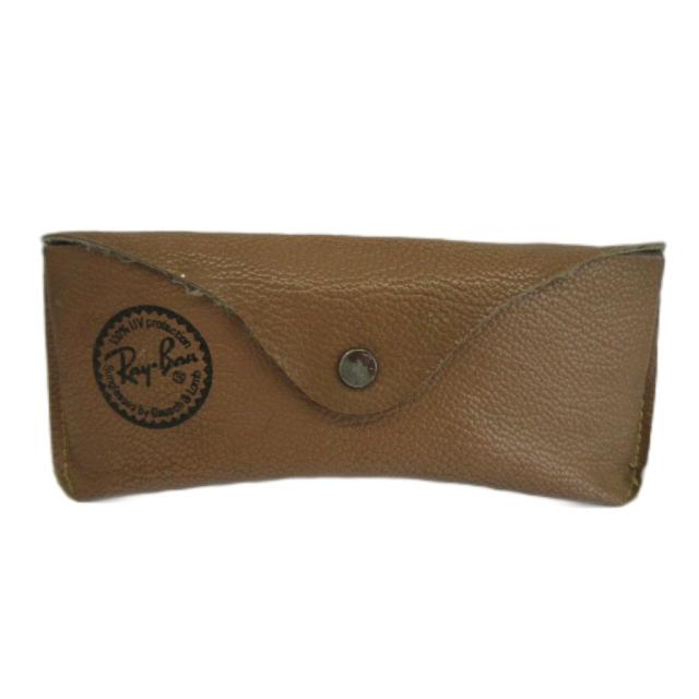 【中古】RAY BAN B&L アビエーター 眼鏡 サングラス メタルフレーム カラーレンズ ティアドロップ 58□14 黒 L2823_6