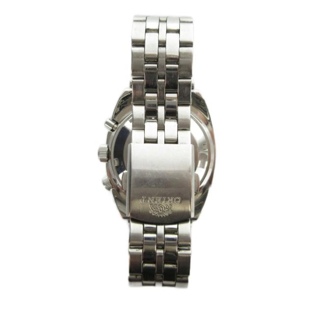 【中古】オリエント ORIENT EM60-C3 腕時計 ウォッチ 自動巻き カレンダー付き デイト シルバー色 ■GY11 /MQ_2