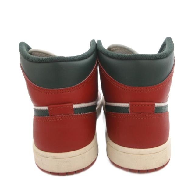 【中古】ナイキ NIKE AIR JORDAN 1 MID スニーカー シューズ ハイカット ロゴ 27.5 赤 レッド DQ8426-105_4