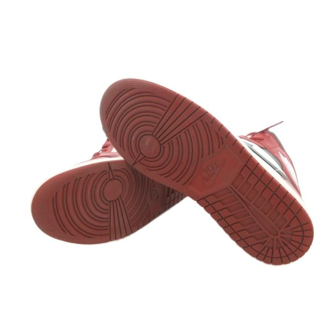 【中古】ナイキ NIKE AIR JORDAN 1 MID スニーカー シューズ ハイカット ロゴ 27.5 赤 レッド DQ8426-105_5