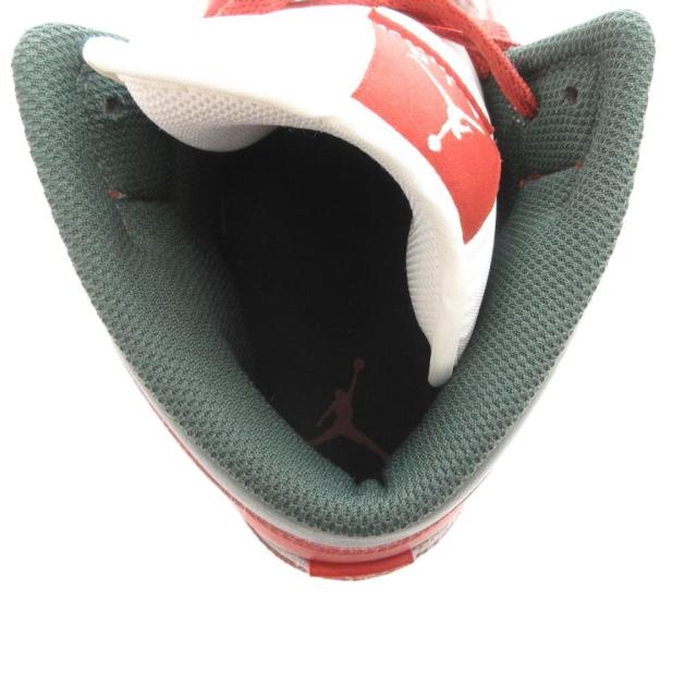 【中古】ナイキ NIKE AIR JORDAN 1 MID スニーカー シューズ ハイカット ロゴ 27.5 赤 レッド DQ8426-105_6
