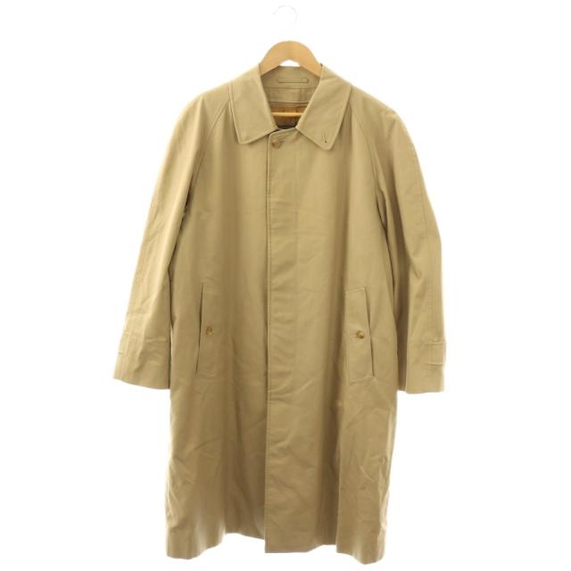 【中古】バーバリーズ Burberrys トレンチコート ノバチェック ロング ベージュ /DF ■GY18 メンズ