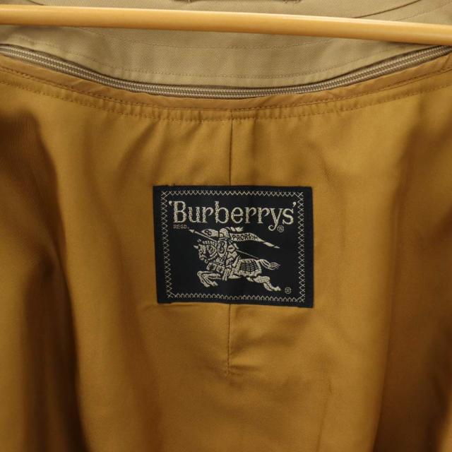 【中古】バーバリーズ Burberrys トレンチコート ノバチェック ロング ベージュ /DF ■GY18 メンズ_5