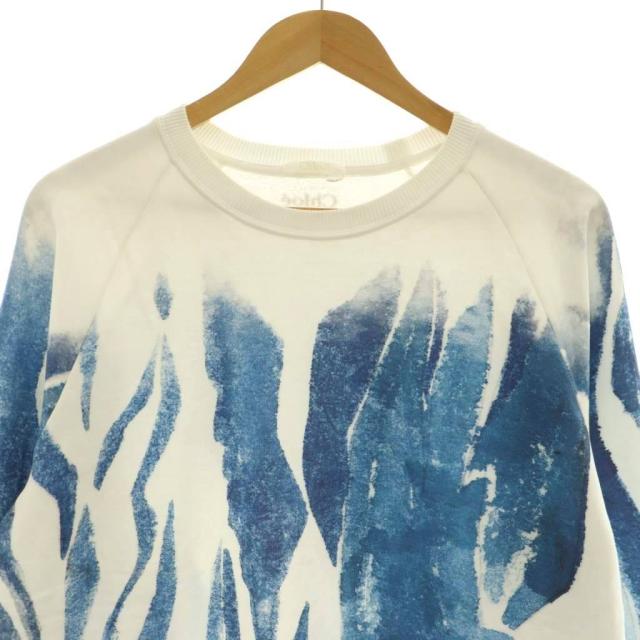 【中古】クロエ CHLOE 流汗 調教師 シロクマ 総柄 M 白いこと 青味 /DF ■GY11 メンズ