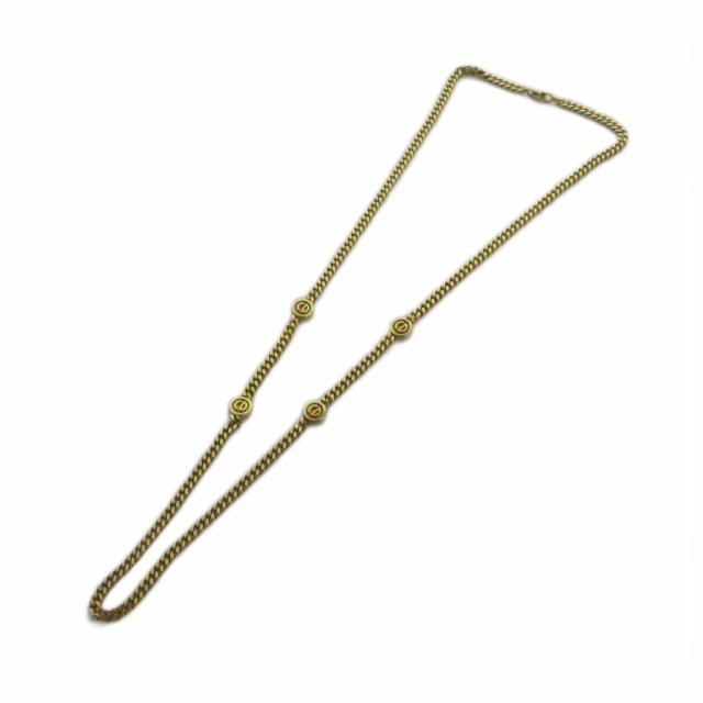 【中古】クリスチャンディオール Christian Dior ネックレス 喜平 CDロゴ アクセサリー ゴールド色 ■GY42 /MQ ■OH