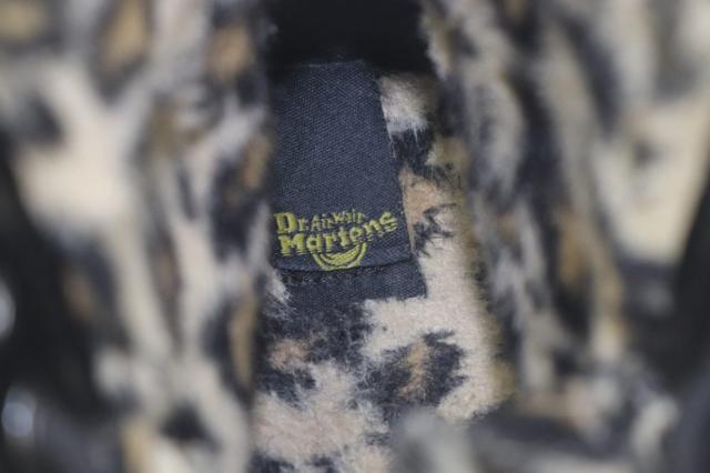 【中古】ドクターマーチン DR.MARTENS 1460 セレナ レオ 8ホールブーツ ショート ワーク レザー UK3 ブラック_5