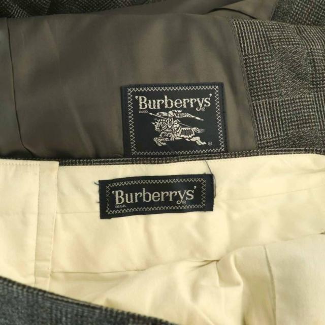 【中古】バーバリーズ Burberrys セットアップ スーツ 3ピース グレンチェック ジャケット パンツ ベスト_7
